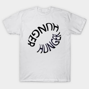 Hunger - Donut Typography T-Shirt